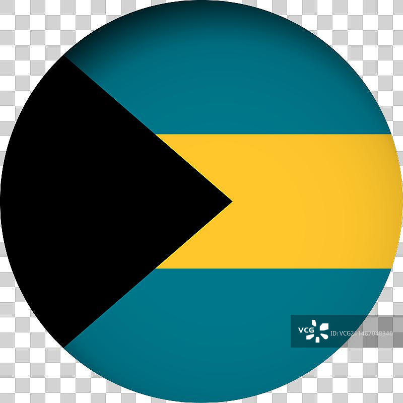 巴哈马圆旗图片素材