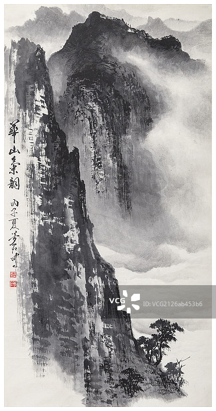 中国画—山水图片素材