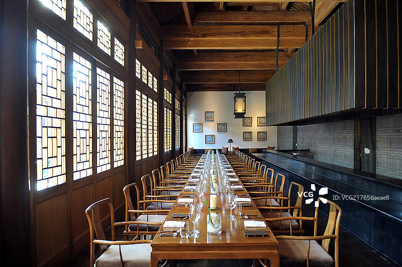 中国古典风格餐厅图片素材