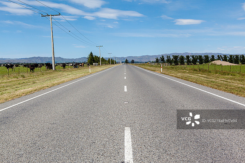 新西兰公路图片素材