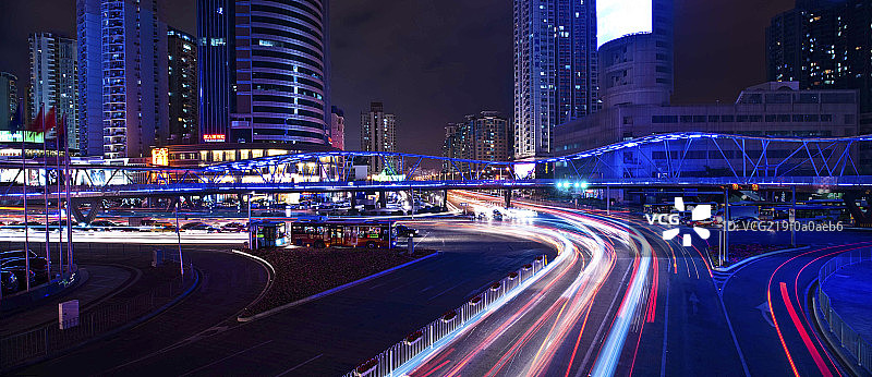 深圳,都市夜景图片素材