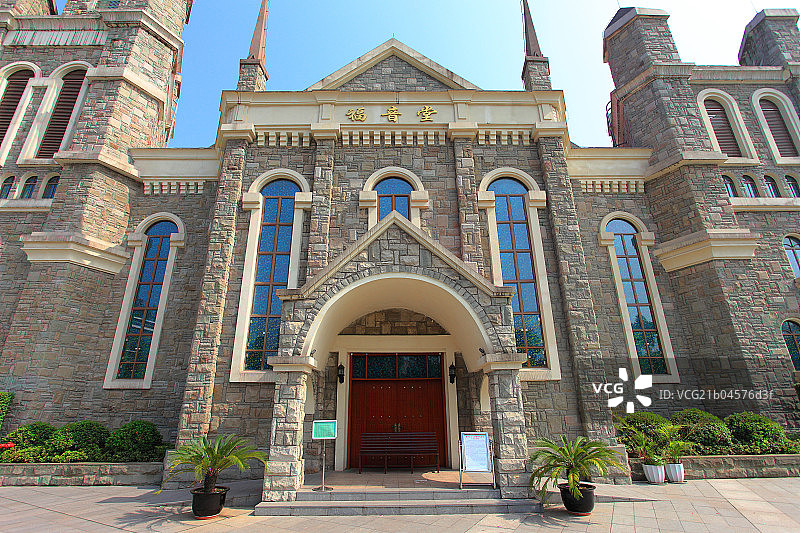 重庆江北公园福音教堂图片素材