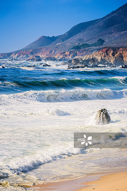 加州沙滩图片素材