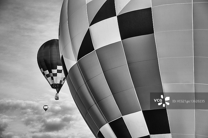 3黑与白气球图片素材