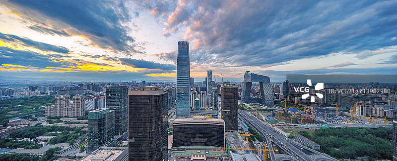 北京天际线大全景图片素材
