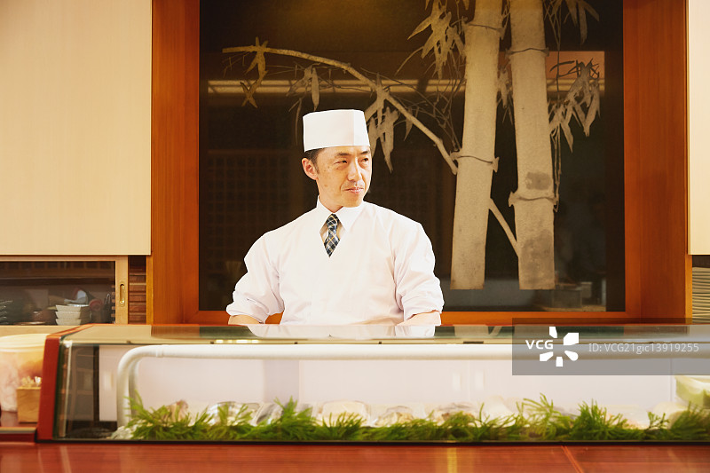 日本寿司厨师图片素材