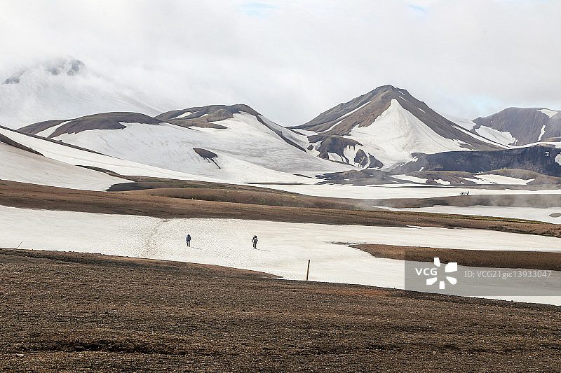 冰岛冰原图片素材