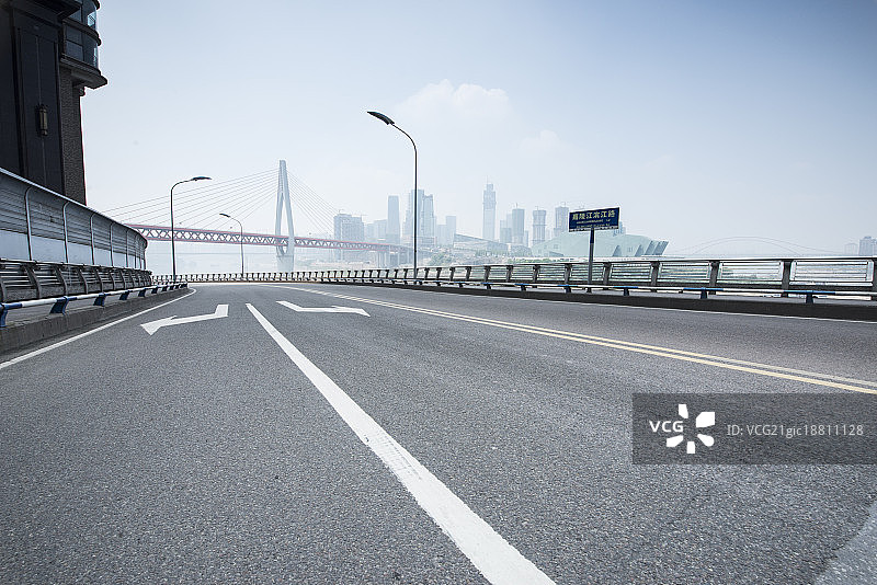 重庆地标建筑 城市道路图片素材
