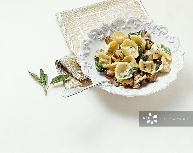 意大利饺子(马铃薯馅的意大利面)图片素材