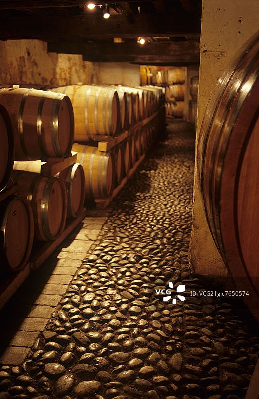 Rosazzo修道院的cellar巴里，Collio, Friuli图片素材
