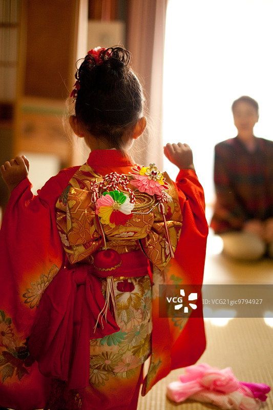 Shichi-go-san日本仪式图片素材