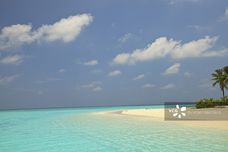 玛蒂胡岛，北Huvadhu环礁，南马尔代夫，印度洋图片素材