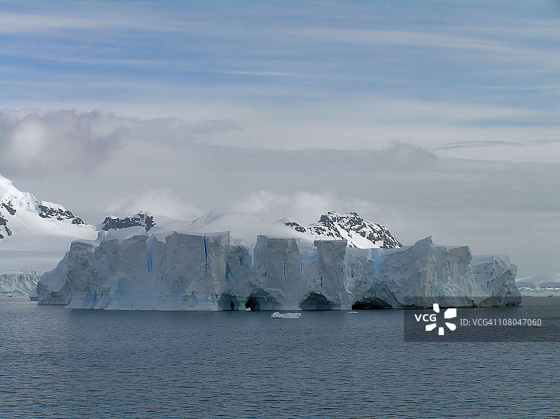 南极洲的冰山,图片素材