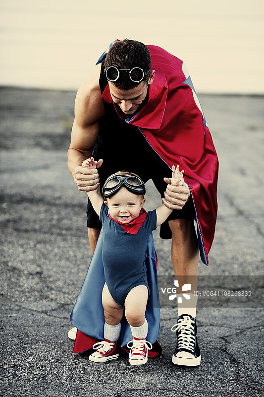 婴儿的超级英雄图片素材