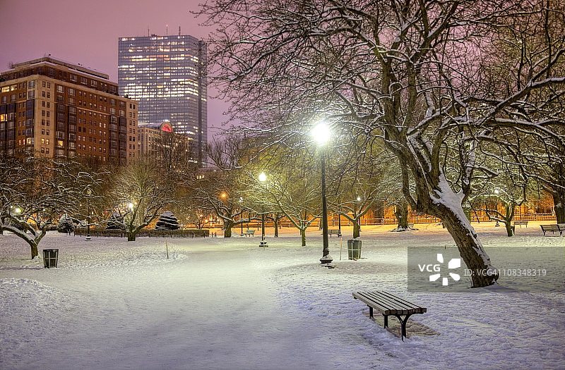 冬天在波士顿图片素材