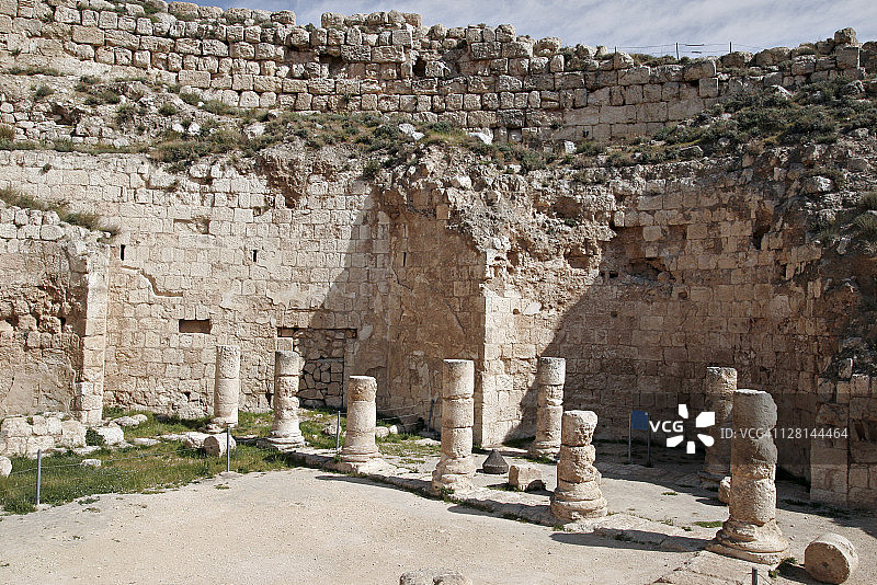 希罗底在犹大沙漠图片素材