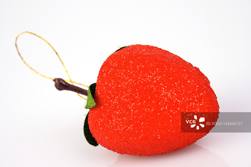 玩具草莓,特写图片素材
