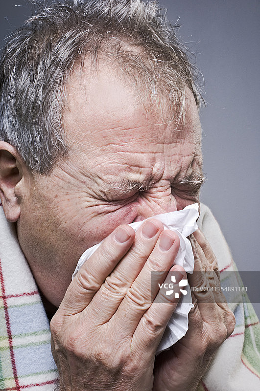 患感冒的人图片素材