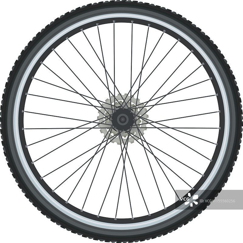 自行车轮胎图片素材