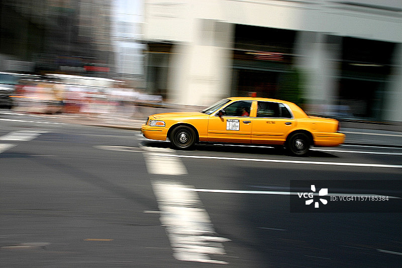 《纽约出租车》图片素材