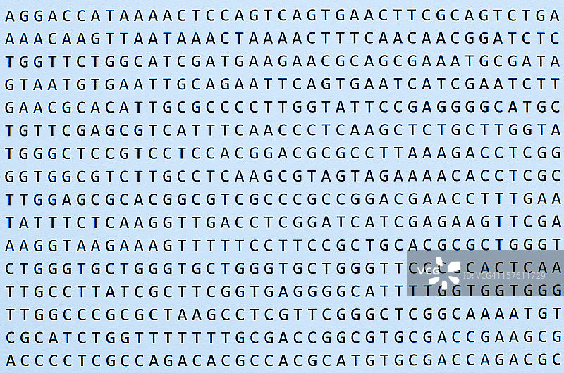 DNA核苷酸序列图片素材