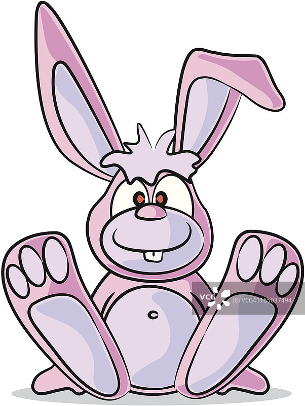 复活节兔子卡通图片素材