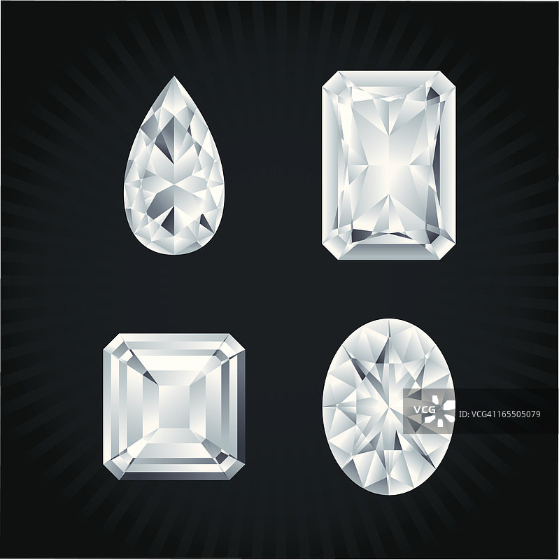 各种形状的钻石图片素材
