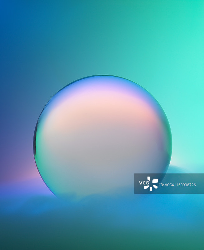 魔法水晶球与雾图片素材