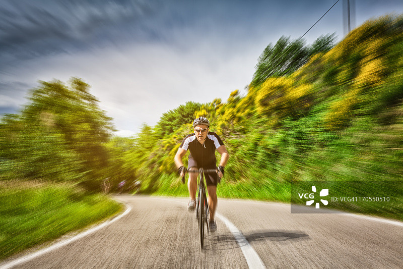 高速自行车赛图片素材