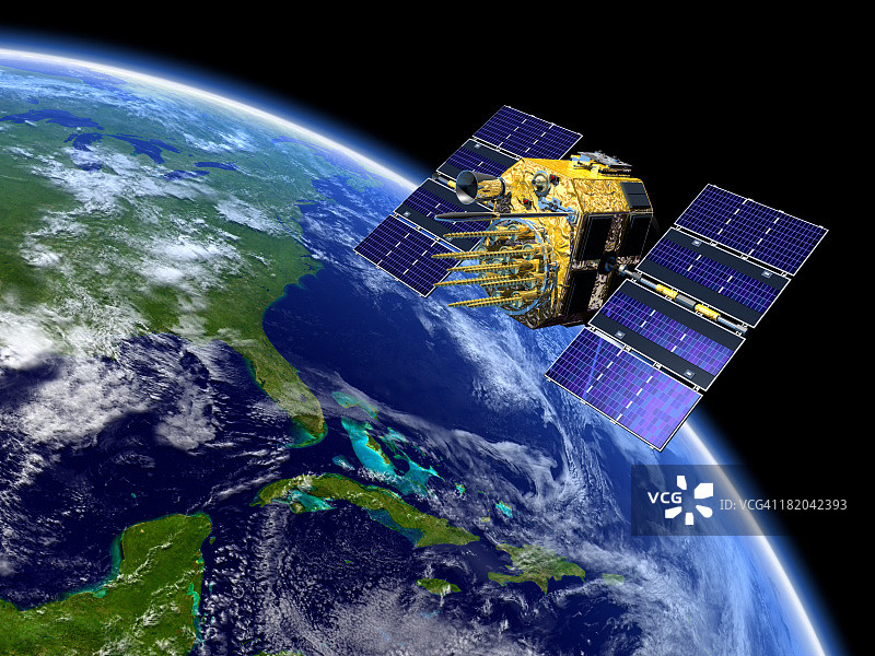 全球定位系统卫星图片素材