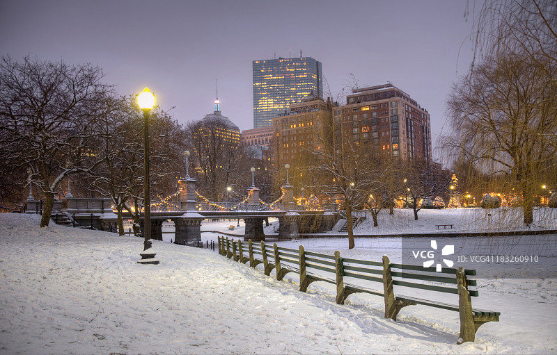 冬季在波士顿图片素材