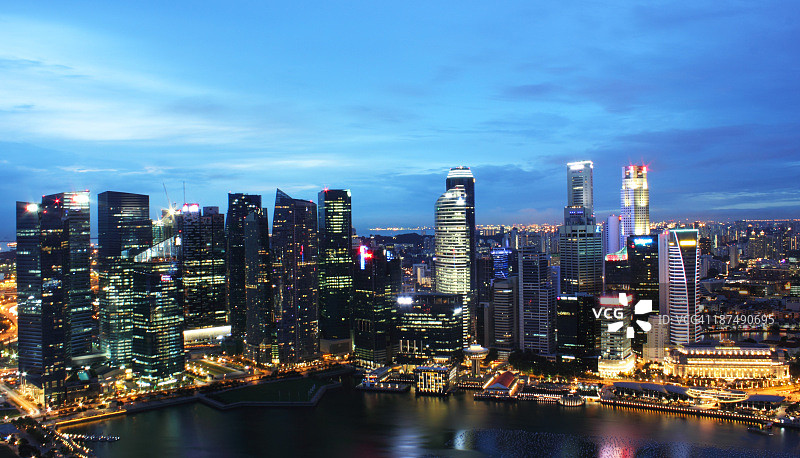 新加坡金融中心图片素材
