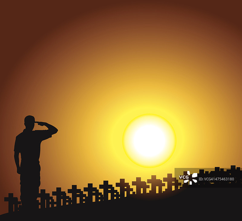 美国军人公墓-假日背景图片素材
