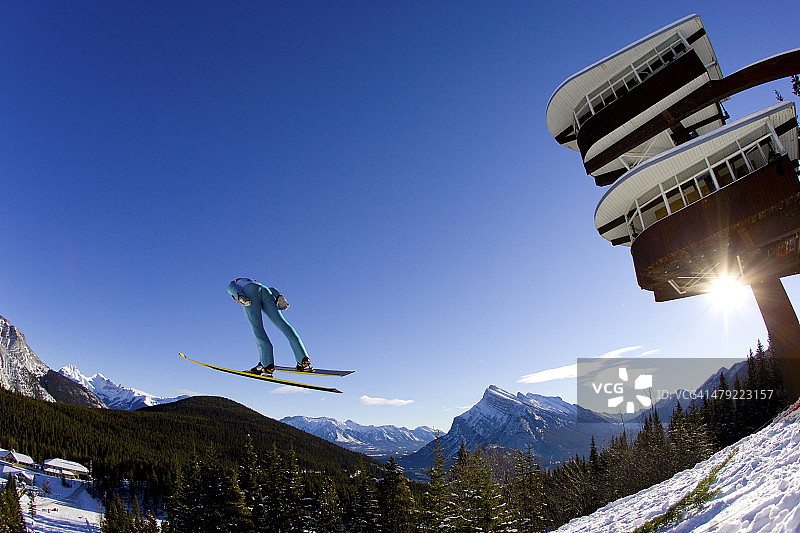 跳台滑雪图片素材
