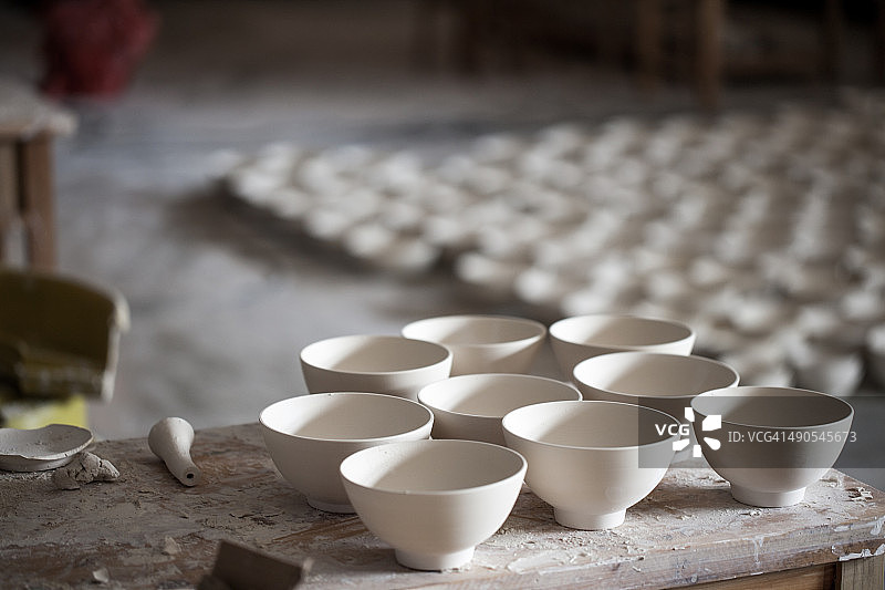 中国陶瓷生产工艺图片素材
