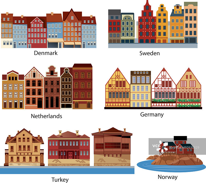 欧洲的建筑图片素材