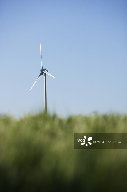 农业领域的风力涡轮机图片素材