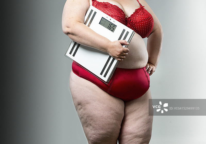 体重超标的女性图片素材