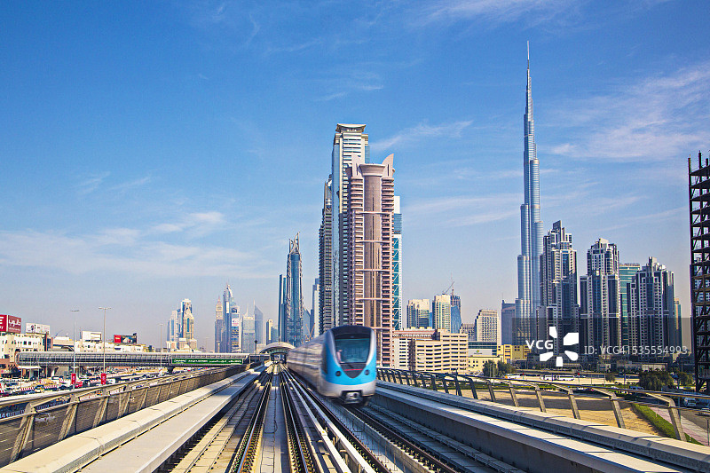 迪拜的高速运输图片素材