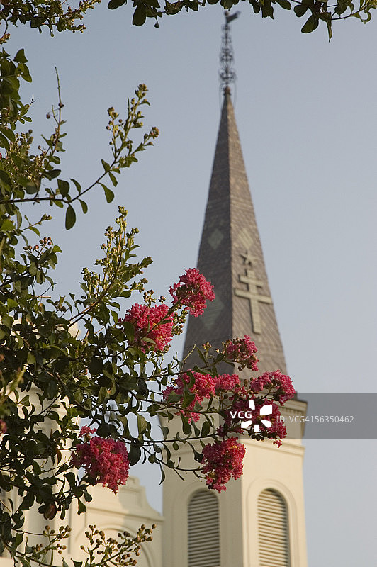 圣路易斯大教堂的尖顶，高部分图片素材