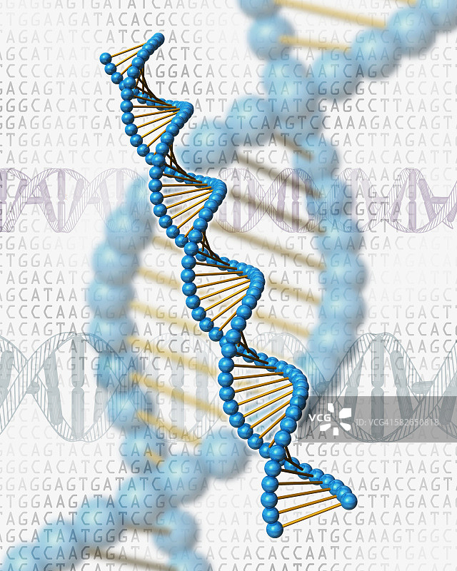 蒙太奇的DNA图片素材