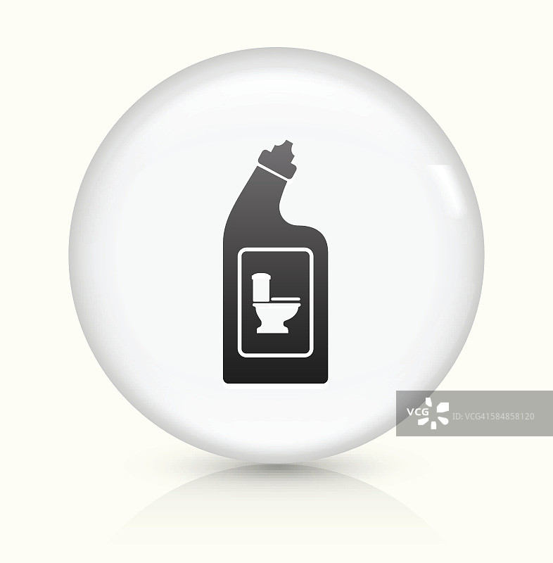清洁产品图标上白色矢量按钮图片素材