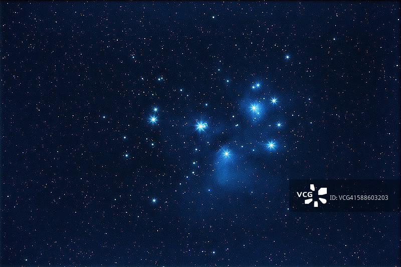 昴宿星团图片素材