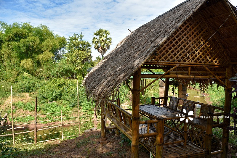 竹屋老挝尚帕塞图片素材