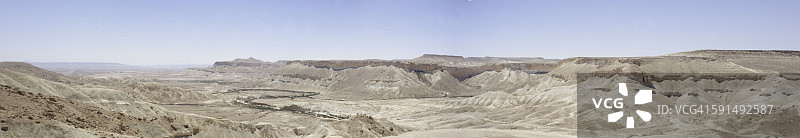 从Sde Boker观看内盖夫沙漠图片素材