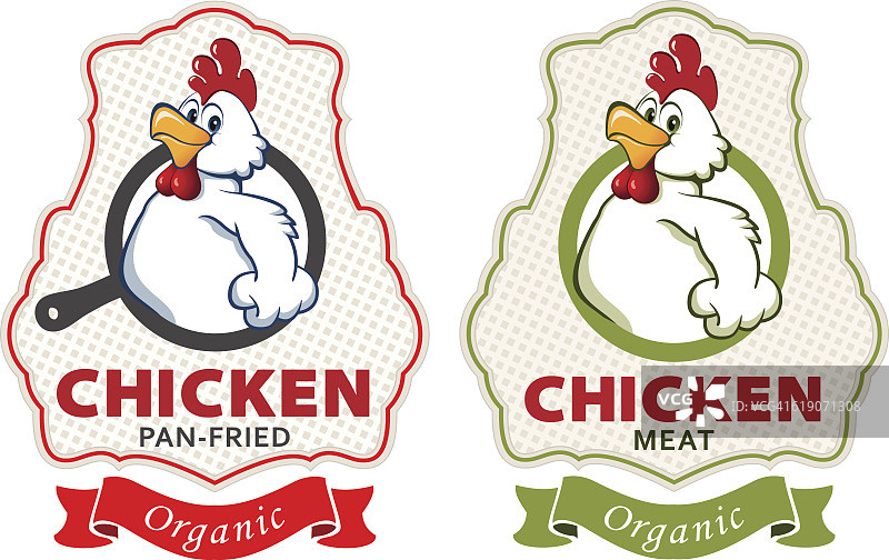 鸡的标签图片素材