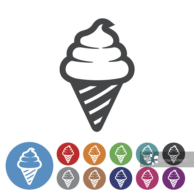 冰淇淋图标-图形图标系列图片素材