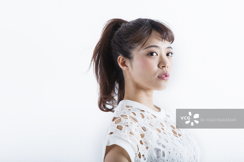 日本女性肖像图片素材