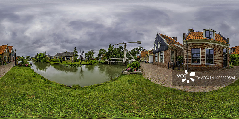 荷兰历史小村庄De Rijp(360度HDRi全景图)图片素材