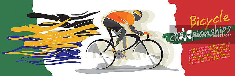 自行车锦标赛向量图片素材